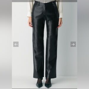 Aritzia babaton faux leather pants